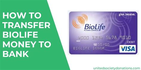Navigating the website is a straightforward process, and the user-friendly interface ensures donors can effortlessly manage their finances. . Biolife debit card
